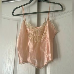 Vintage Victoria Secret Satin Top Size Small